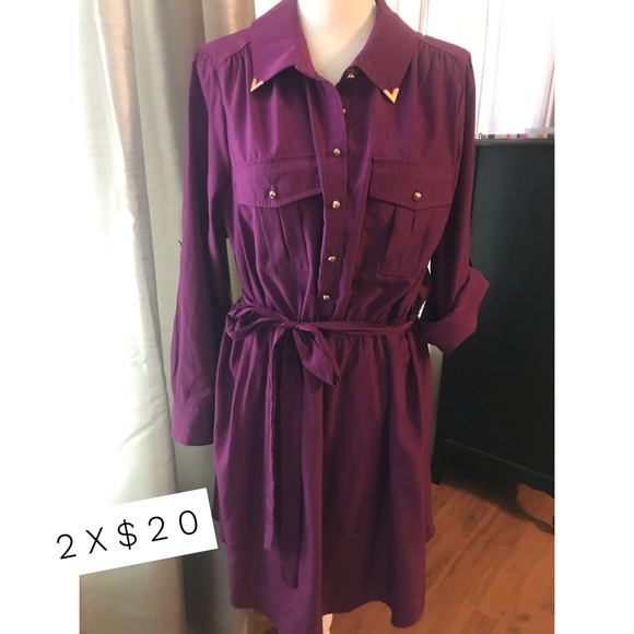 Pure Energy Dresses & Skirts - {Pure Energy} Magenta Dress